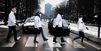 14032018 Rotterdam Actie Tegen Vieze Lucht Beatles Style