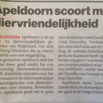 Apeldoorn Scoort Met Diervriendelijkheid