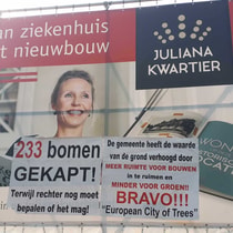 Protest Gekapte Bomen Julianalocatie