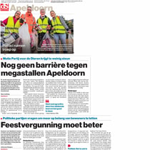 Plan B jaarverslag kranten dia 3