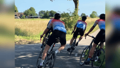 Klimaatfietsers in de polder