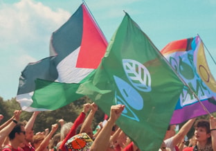 Rode Lijnprotest met PINK