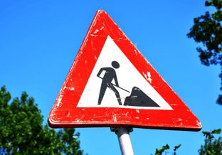 Bord werk in uitvoering