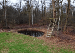 Jachtstoel bij ecoduct Maarsbergen