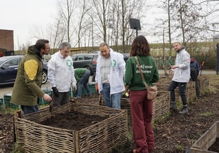 Foto aan het werk groepje