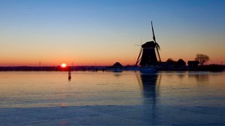 Zonsondergang alphen aan den rijn