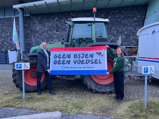 geen bijen geen voedsel