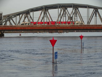Dieseltreintje Spurt op de I Jsselbrug bij Zutphen