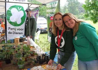 Vegan festival pvdd kraam