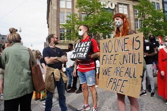 Black Lives Matter Amsterdam foto Karen Eliot