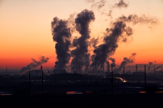 Fabriek broeikasgas co2 uitstoot klimaat