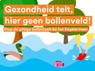 Hier geen bollenveld
