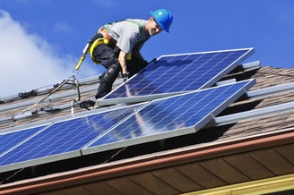 Montage van zonnepanelen