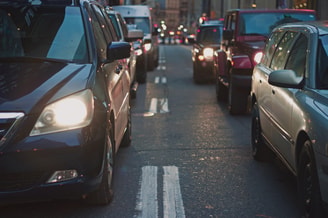auto luchtkwaliteit weg