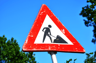 Bord werk in uitvoering