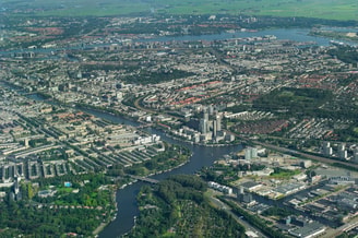 Amsterdam van boven