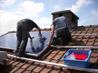 Zonneenergie op daken