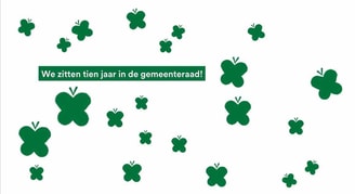 10 jaar in de gemeenteraad collage voor homepage website
