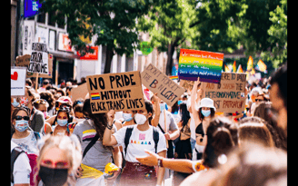 Pride trans protest
