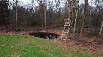 Jachtstoel bij ecoduct Maarsbergen