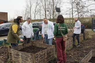 Foto aan het werk groepje