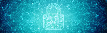 Stock Photo D Illustration Safety Concept Closed Padlock On Digital Background 1058448956
