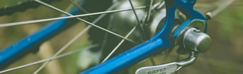 Fiets wiel close up