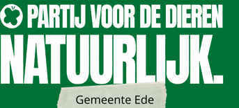 Partij voord de Dieren Natuurlijk Gemeente Ede net niet vierkant