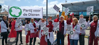 Pvdd Protest Eindhoven Airport