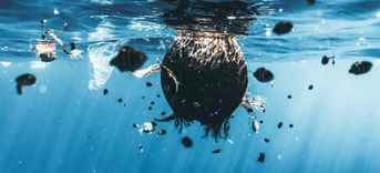 Plastic in het water