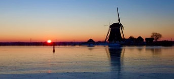 Zonsondergang alphen aan den rijn