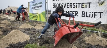 In de lutkemeerpolder in amsterdam west wordt opnieuw actie gevoerd