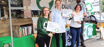Partij voor de Dieren Ede op verkiezingsmarkt bijgesneden