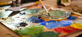 Atelier schilderen kunst kunstenaars