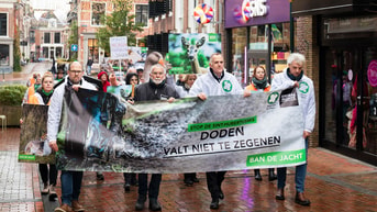 Pvd D demo tegen de jacht foto Siska Alkema0711