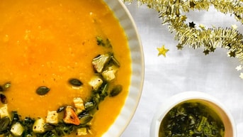 De Hippe Vegetarier Kerst Soep recept