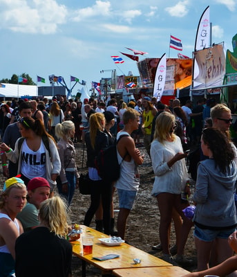 Festival buitenruimte