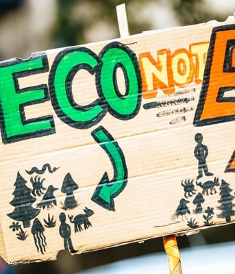 Eco not ego signage 2990612 1