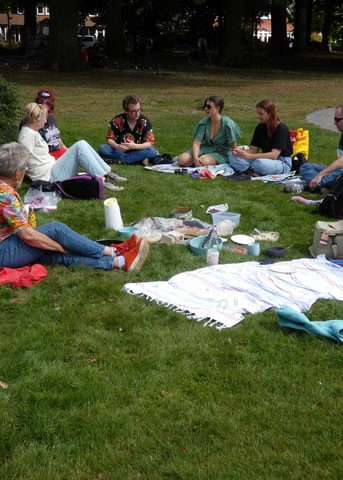Foto van potluck