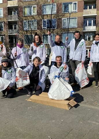 Cleanup groepsfoto