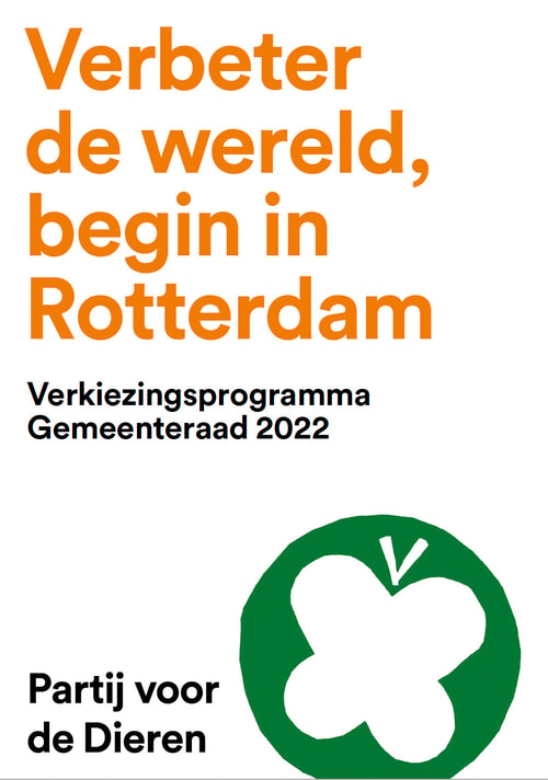 Voorblad verkiezingsprogramma Rotterdam GR22