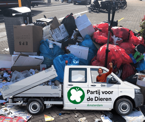 Partij voor de Dieren Schoonmaaktoer