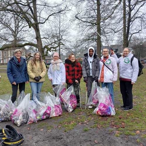 Clean up in het Oranjepark januari 2026