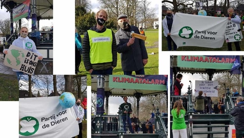 Foto 1 acties voor verkiezingen