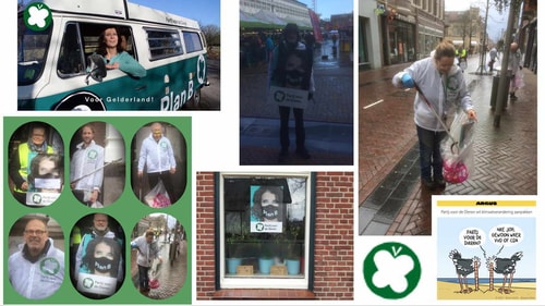 Foto 4 acties voor verkiezingen