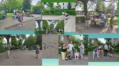 Overzicht jeu de boules avond 2024
