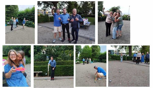 Verzameling fotos jeu de boules 2025