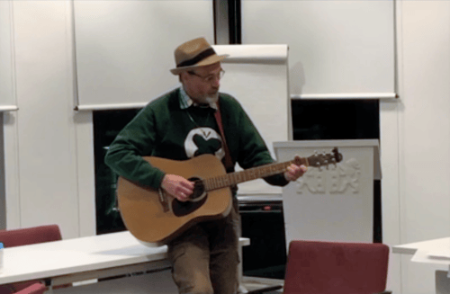 Hans gitaar