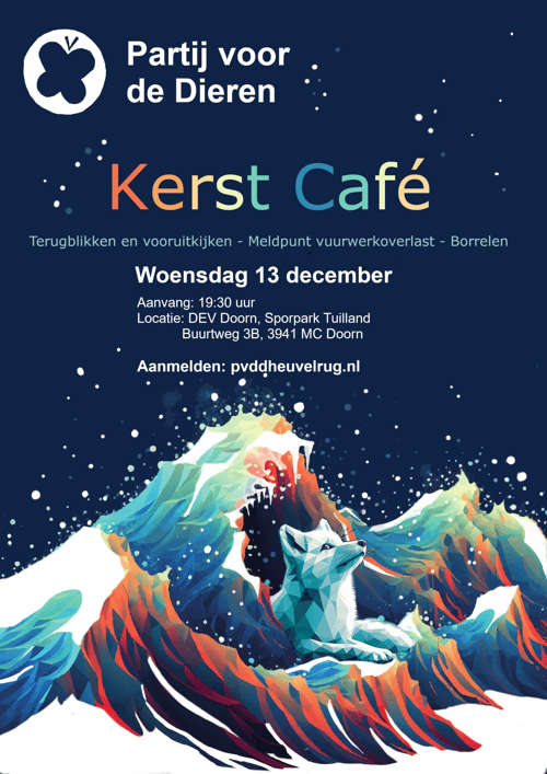 Pvd D Cafe 13 december 2023 poster